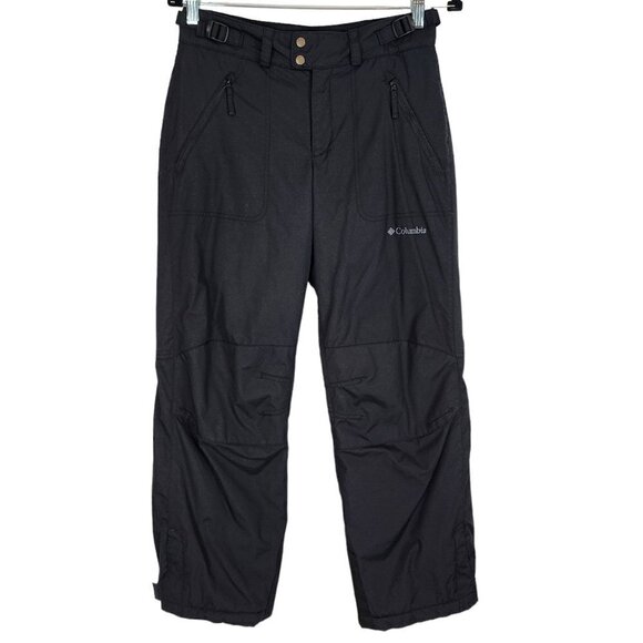 Columbia Unisex Youth Black Snow Pants Snowboarding Ski Outdoor Insulated Pants - Picture 1 of 9